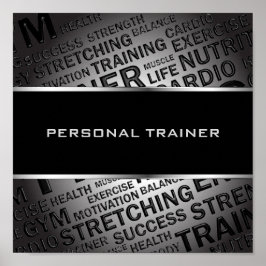 Persönlicher Trainer Einziges Poster