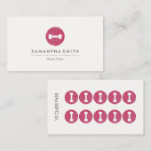 Persönlicher Trainer-funkelnde Treuekarte (Vorne/Hinten)