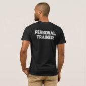 Persönlicher Trainer für Text- und Farbbildschirme T-Shirt (Schwarz voll)