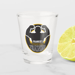 Persönlicher Trainer GYM Power Training Fitness Ma Schnapsglas