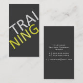 Persönlicher Trainer oder Visitenkarte (Vorne/Hinten)