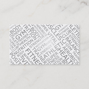 Persönlicher Trainer oder Visitenkarte