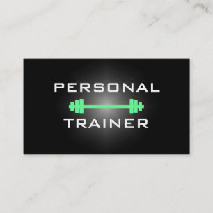 Persönlicher Trainer oder Visitenkarte