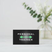Persönlicher Trainer oder Visitenkarte (Stehend Vorderseite)