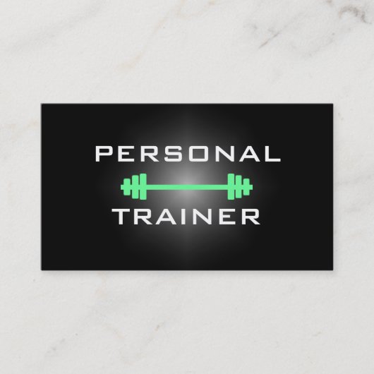 Persönlicher Trainer oder Visitenkarte (Vorderseite)
