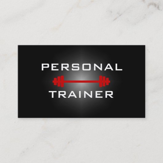 Persönlicher Trainer oder Visitenkarte (Vorderseite)