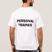 Persönlicher Trainer T-Shirt (Rückseite)
