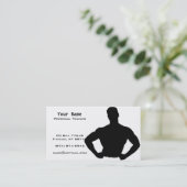 Persönlicher Trainer Visitenkarte (Stehend Vorderseite)