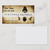 Persönlicher Trainer Visitenkarte (Vorne/Hinten)