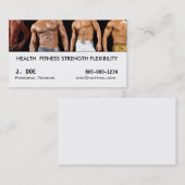 Persönlicher Trainer Visitenkarte (Vorne/Hinten)