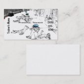 Persönlicher Trainer Visitenkarte (Vorne/Hinten)