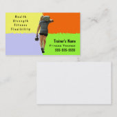 Persönlicher Trainer Visitenkarte (Vorne/Hinten)