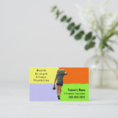 Persönlicher Trainer Visitenkarte (Stehend Vorderseite)