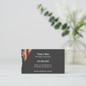 Persönlicher Trainer Visitenkarte (Stehend Vorderseite)