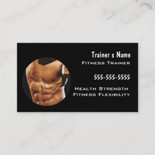 Persönlicher Trainer Visitenkarte