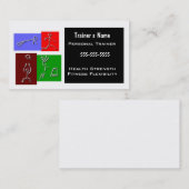 Persönlicher Trainer Visitenkarte (Vorne/Hinten)