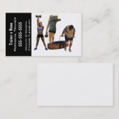 Persönlicher Trainer Visitenkarte (Vorne/Hinten)