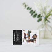 Persönlicher Trainer Visitenkarte (Stehend Vorderseite)