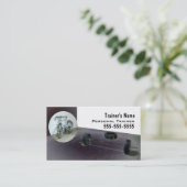 Persönlicher Trainer Visitenkarte (Stehend Vorderseite)