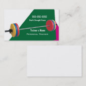 Persönlicher Trainer Visitenkarte (Vorne/Hinten)