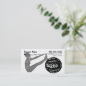 Persönlicher Trainer Visitenkarte (Stehend Vorderseite)