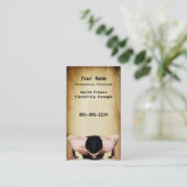 Persönlicher Trainer Visitenkarte (Stehend Vorderseite)