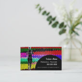 Persönlicher Trainer Visitenkarte (Stehend Vorderseite)