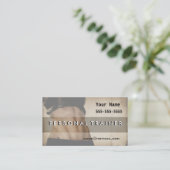 Persönlicher Trainer Visitenkarte (Stehend Vorderseite)