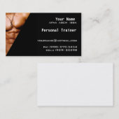 Persönlicher Trainer Visitenkarte (Vorne/Hinten)