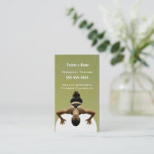 Persönlicher Trainer Visitenkarte (Stehend Vorderseite)