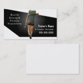 Persönlicher Trainer Visitenkarte (Vorne/Hinten)