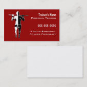 Persönlicher Trainer Visitenkarte (Vorne/Hinten)