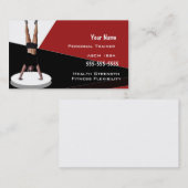 Persönlicher Trainer Visitenkarte (Vorne/Hinten)