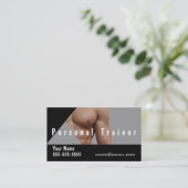 Persönlicher Trainer Visitenkarte (Stehend Vorderseite)