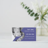 Persönlicher Trainer Visitenkarte (Stehend Vorderseite)