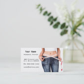 Persönlicher Trainer Visitenkarte (Stehend Vorderseite)