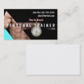 Persönlicher Trainer Visitenkarte (Vorne/Hinten)