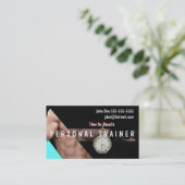 Persönlicher Trainer Visitenkarte (Stehend Vorderseite)