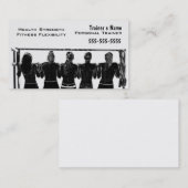 Persönlicher Trainer Visitenkarte (Vorne/Hinten)