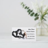 Persönlicher Trainer Visitenkarte (Stehend Vorderseite)