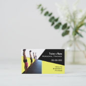 Persönlicher Trainer Visitenkarte (Stehend Vorderseite)