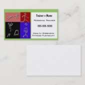 Persönlicher Trainer Visitenkarte (Vorne/Hinten)