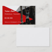 Persönlicher Trainer Visitenkarte (Vorne/Hinten)