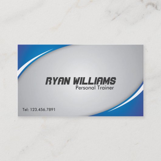 Persönlicher Trainer - Visitenkarten Visitenkarte (Vorderseite)