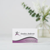 Persönlicher Trainer - Visitenkarten Visitenkarte (Stehend Vorderseite)