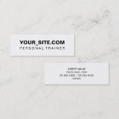 Persönlicher Trainer-Website-Verkauf Mini Visitenkarte (Vorne/Hinten)