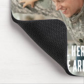 Persönlicher Vatertag Dad Hero Mousepad (Ecke)