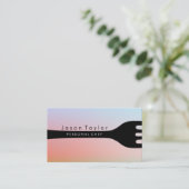 Persönlicher Visitenkarte (Stehend Vorderseite)