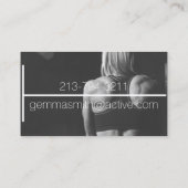 persönlicher visitenkarte (Rückseite)