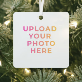 Persönlicher Weihnachtsschmuck | Foto, Name & Fami